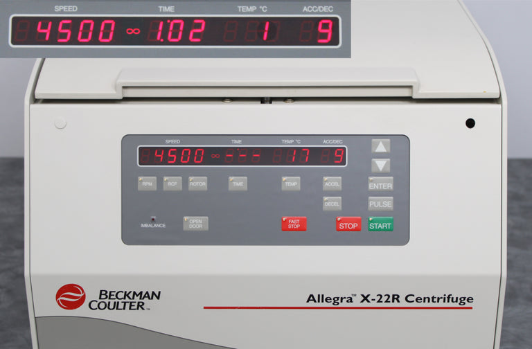 Beckman Coulter Allegra X-22R Benchtop Centrifuge 392187 and SX4250 Rotor