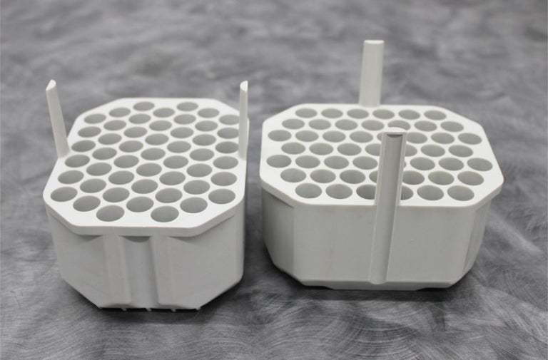x2 Thermo Scientific 75003671 Centrifuge Rotor Swing Bucket Adapter 49 x 5-7mL