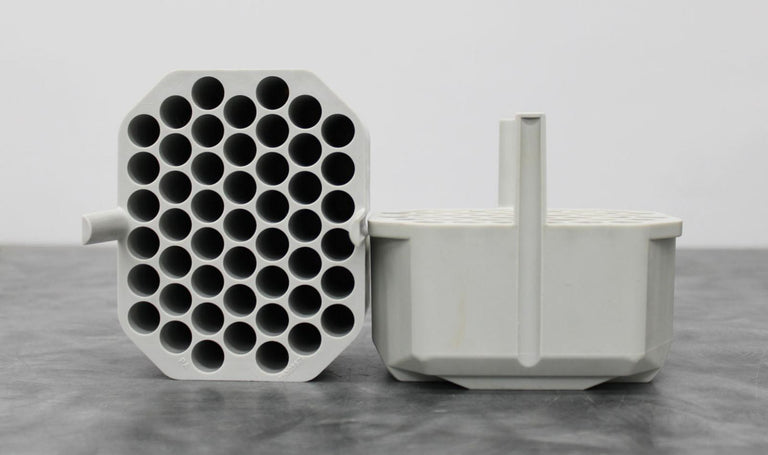 x2 Thermo Scientific 75003671 Centrifuge Rotor Swing Bucket Adapter 49 x 5-7mL