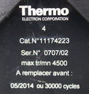 x2 Thermo Electron 11174223 Centrifuge Rotor Microplate Buckets with Covers