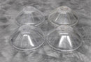 x4 IEC 50136 Clear Centrifuge Rotor Bucket Lids 4 Inch Diameter