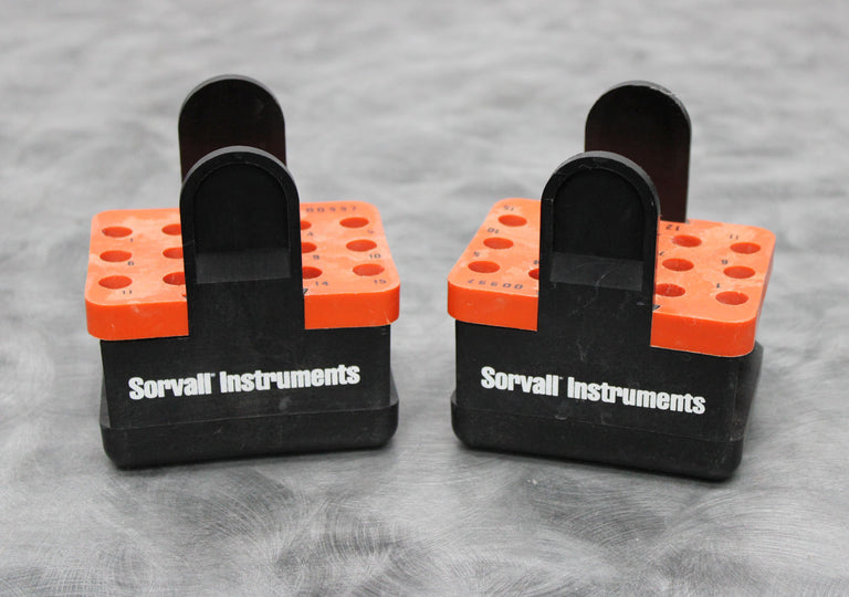 x2 Sorvall 00997 Centrifuge Swing Bucket Rotor Adapters 15 x 1.5mL