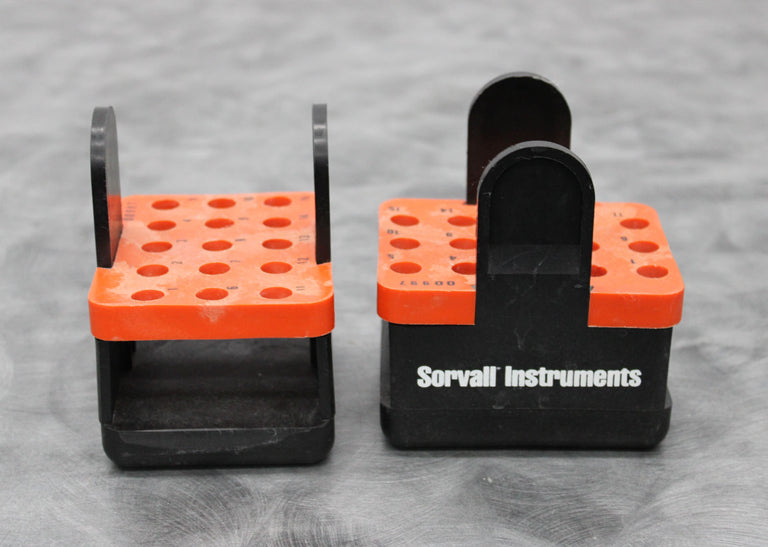 x2 Sorvall 00997 Centrifuge Swing Bucket Rotor Adapters 15 x 1.5mL