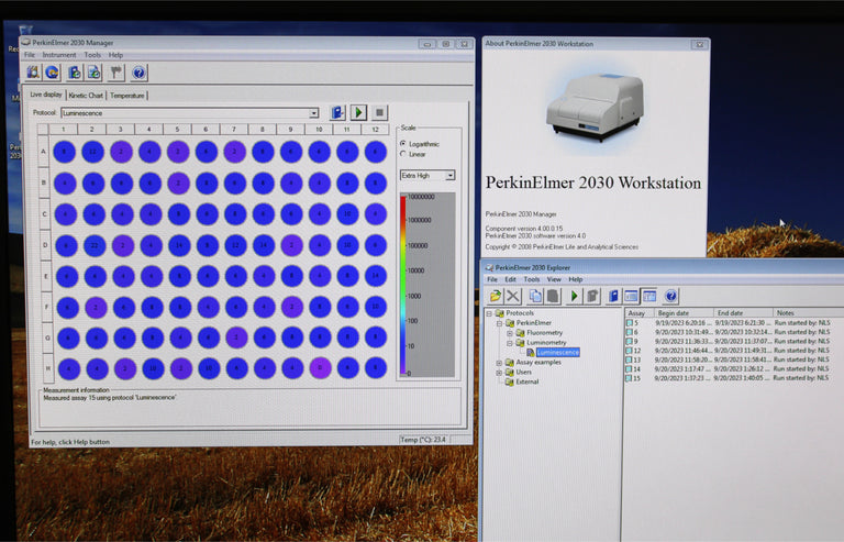 Perkin Elmer Victor X2 Multimode Microplate Plate Reader 2030-0020 with PC
