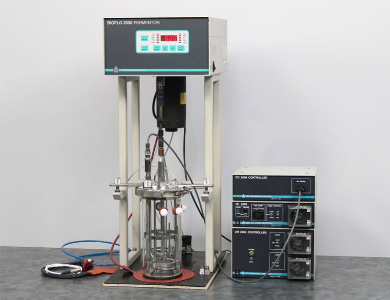 New Brunswick BioFlo 2000 Fermentor Bioreactor BF-2000 with DO FP pH Modules