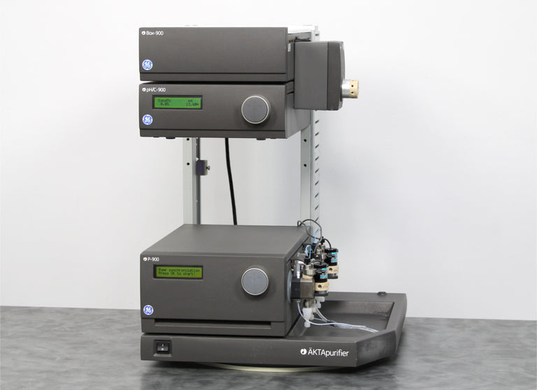 GE AKTApurifier 10 FPLC System with P-900 pH/C-900 Box-900 and PV-908