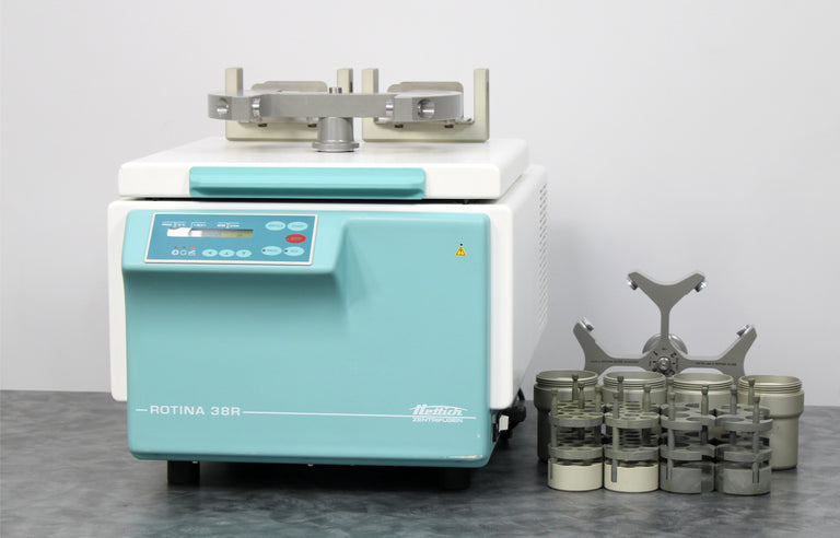 Hettich Zentrifugen ROTINA 38R 1707-01 Benchtop Centrifuge and 1760 1798 Rotors