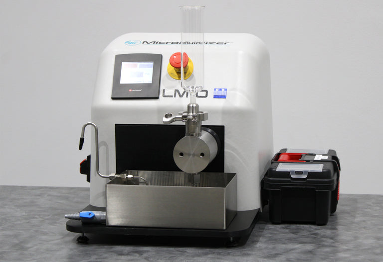 Microfluidics LM10 Microfluidizer High-Shear Fluid Processor Lab Homogenizer