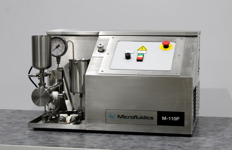 Microfluidics M-110P Electric-Hydraulic Microfluidizer Processor Homogenizer