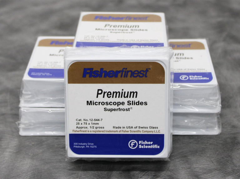 6 Pk. Fisher Finest 12-544-7 Premium Microscope Slides Superfrost 25x75x1mm