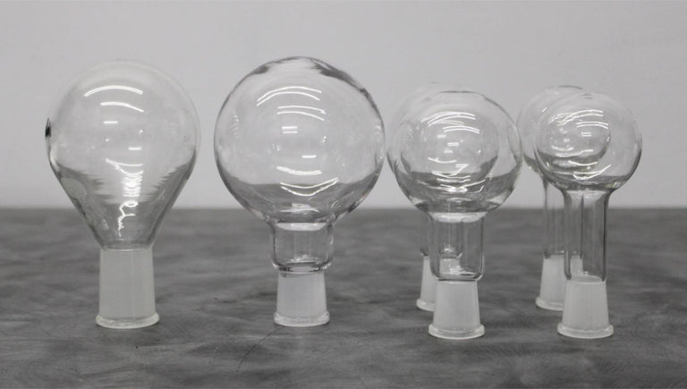 x6 Unbranded Recovery Flasks 250mL Pear-Shaped, 250mL,100mL,50mL Round Bottom