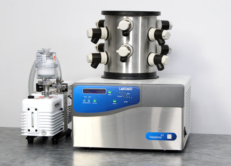 Labconco FreeZone 4.5 -50°C Benchtop Freeze Dryer 7750020 with 10-Port Manifold
