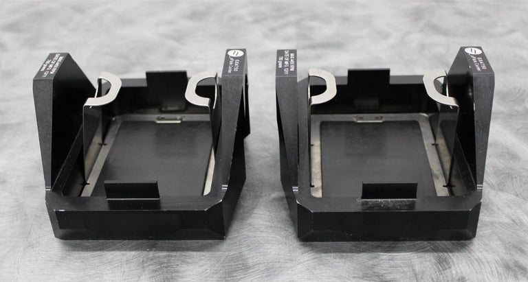 x2 Beckman SX4750 Microplate Carriers 392806 and Trays with Pads 4450 RPM Max