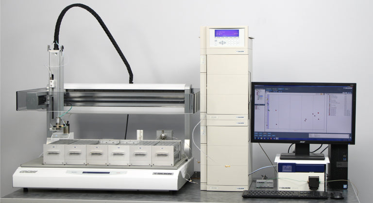 Gilson GX-281 Liquid Handler with 333 and 334 Pumps and 159 UV-Vis Detector