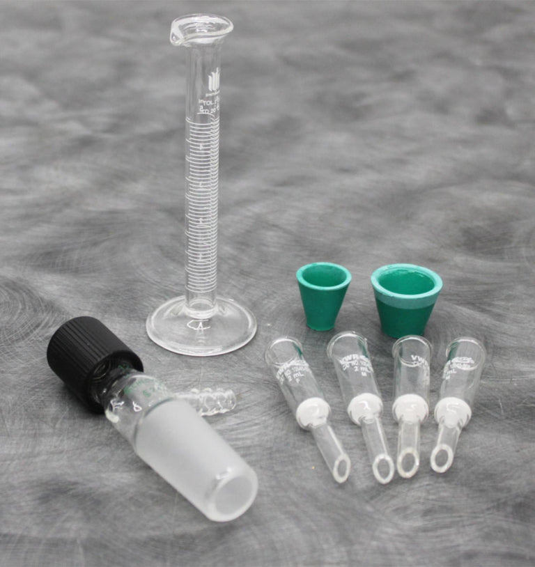 Lab Glassware Graduated Cylinder, Chromatography Adapter, Volumetric Pipet