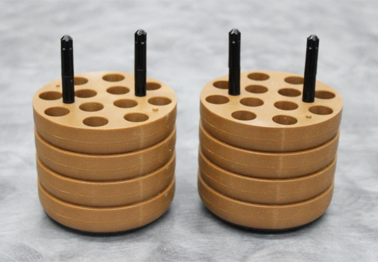 Lot of 2 Thermo Scientific 12x14mL Centrifuge Rotor Bucket Adapters 75003718
