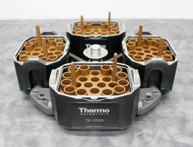 Thermo Scientific TX-1000 Swing Bucket Centrifuge Rotor w/ 4 Buckets & Adapters