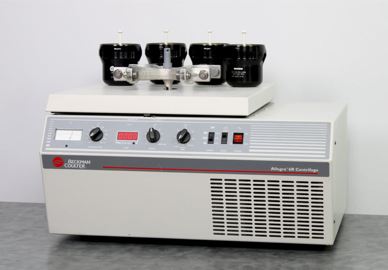 Beckman Coulter Allegra 6R Refrigerated Benchtop Centrifuge with GH-3.8 Rotor