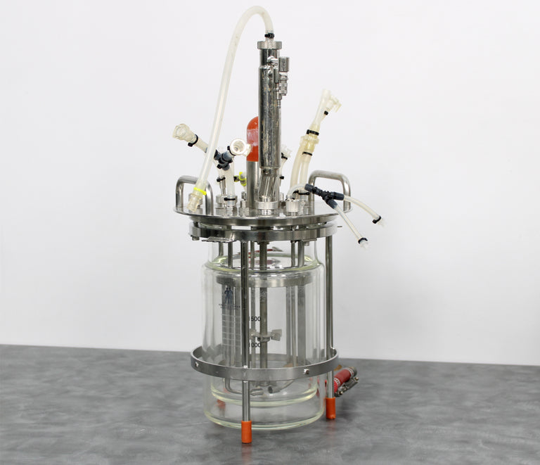Sartorius Stedim 2 Liter Univessel Glass Bioreactor Fermenter Tank 1.5L Max
