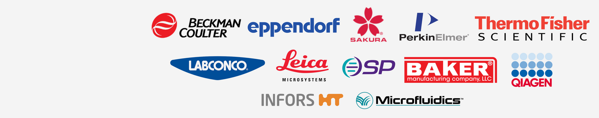Banner image featuring various lab euqipment manufacturers