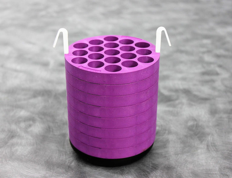 Beckman 341939 19x12mL Purple Adapter for JS-4.2 Rotor Bucket