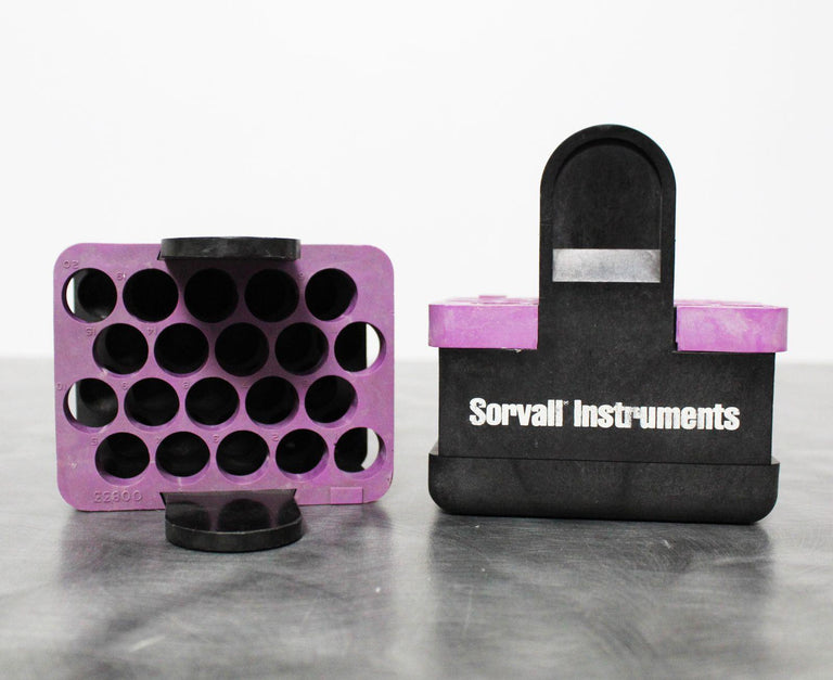 Lot of 2 Sorvall 00833 Centrifuge Rotor Swing Bucket Adapters 20x15mL