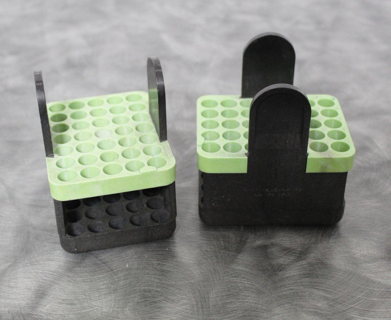 Lot of 2 Sorvall 00836 Centrifuge Rotor Rectangle Swing Bucket Adapters 35x1.5mL