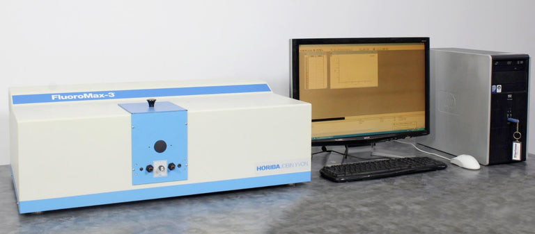 HORIBA Jobin Yvon FluoroMax-3 Spectrofluorometer with PC & FluorEssence Software