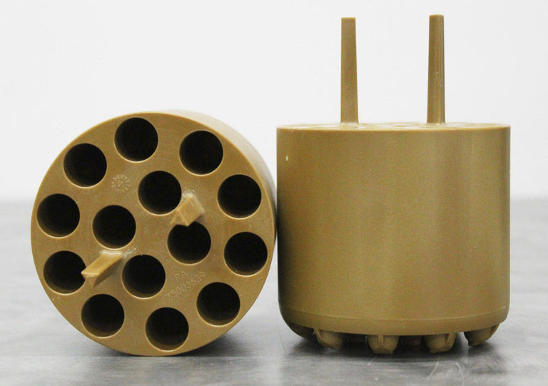 Lot of 2 Thermo Scientific 75003639 Centrifuge Rotor Bucket 14 x 15mL Adapters