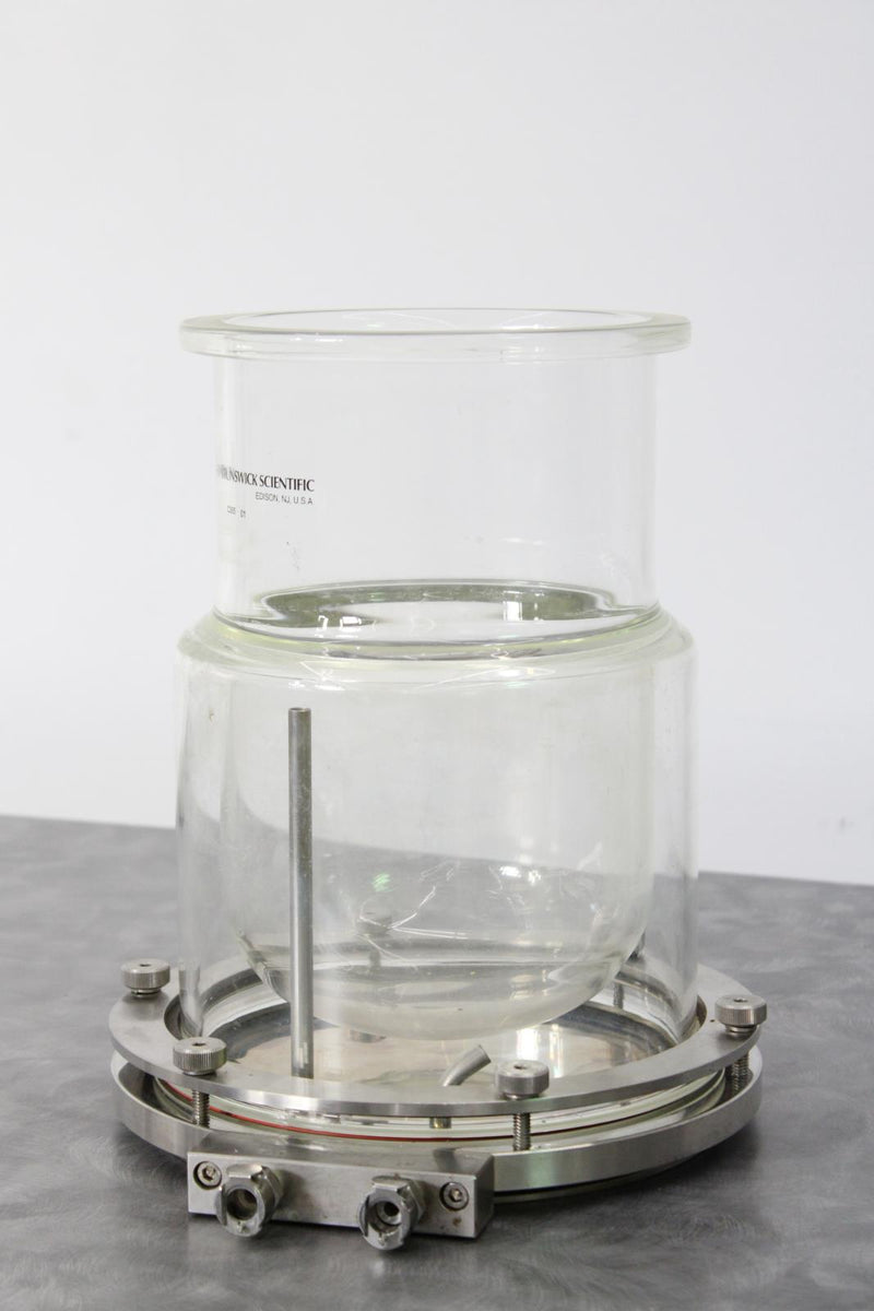 New Brunswick BioFlo CelliGen Bioreactor Fermenter 3L Glass Vessel Water Jacket