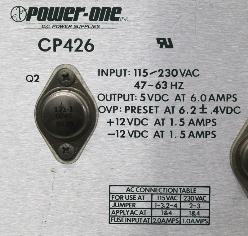 Beckman Coulter Optima L8-M Centrifuge Processor Power Controller Unit CP426