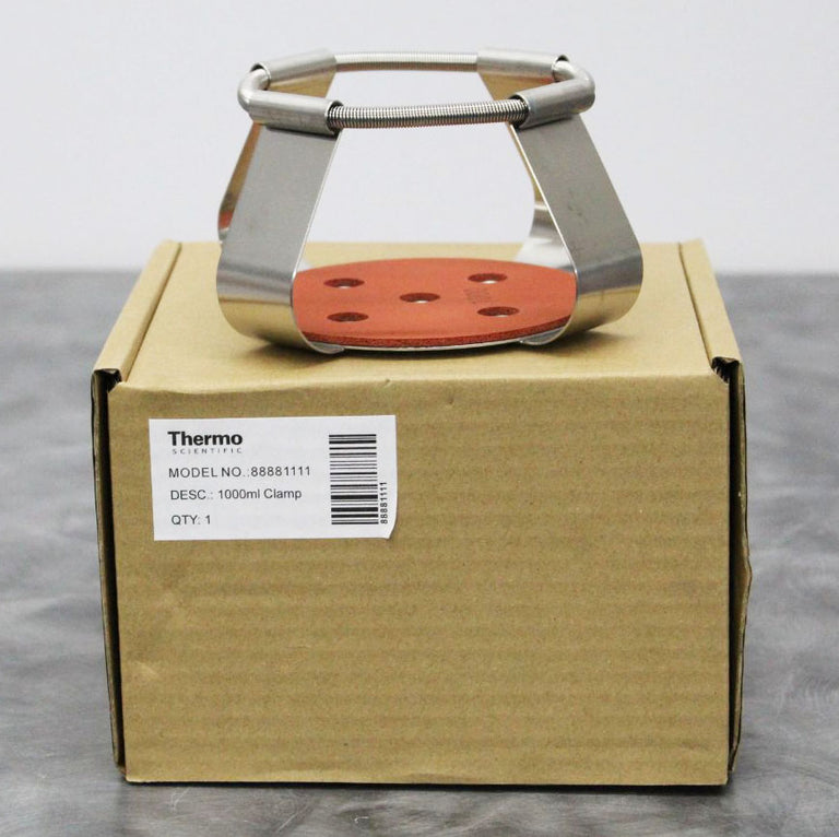 New Thermo Scientific 88881111 1000mL Clamp for CO2 Resistant Shaker