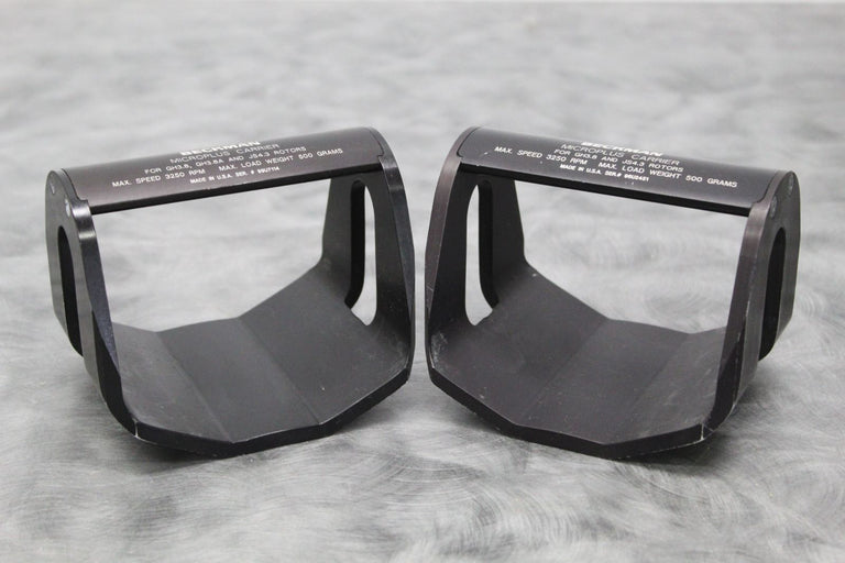 Lot of 2 Beckman MicroPlus Carriers for GH3.8/GH3.8A & JS4.3 Swing Bucket Rotors
