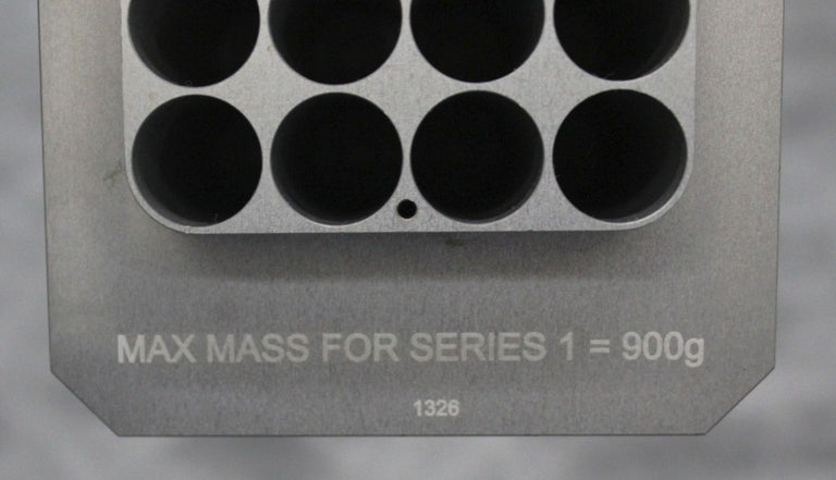 x2 Genevac HT4 Max Mass Series 1=900g 20x5-7mL 2-Part Sample Tube Holders 1326