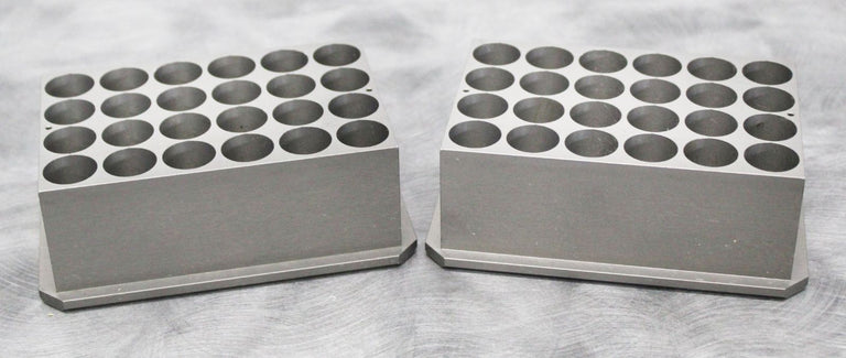 x2 Genevac HT4 Max Mass Series 1-900g 24x15mL Two-Part Sample Tube Holders