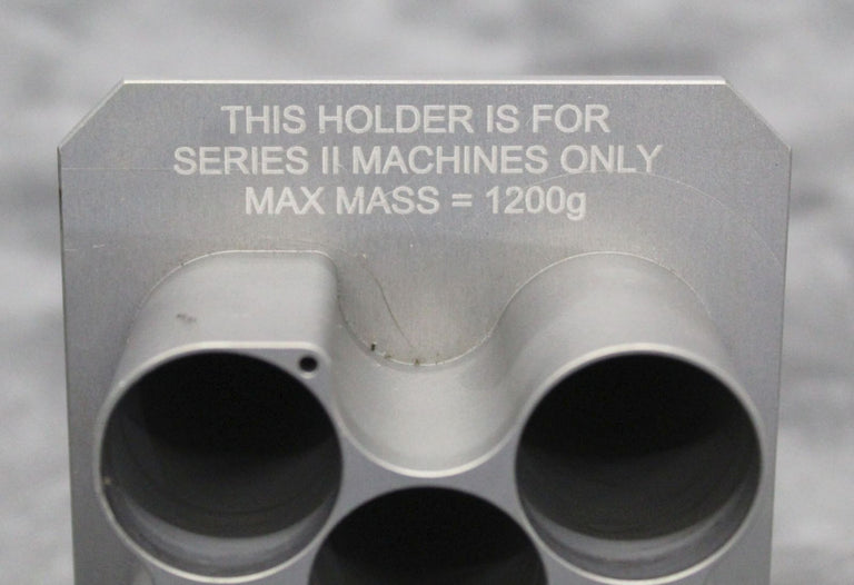 x2 Genevac HT4 Max Mass Series II-1200g 8x25mL Two-Part Sample Tube Holders 2641