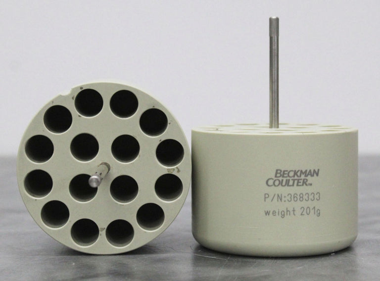 x2 Beckman Coulter 368333 Swing Bucket Adapter 16x5-7mL Conical Tubes