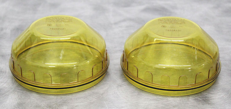 x2 Sorvall 75006421 Biocontainment Lids for Thermo Scientific LH-4000W Buckets
