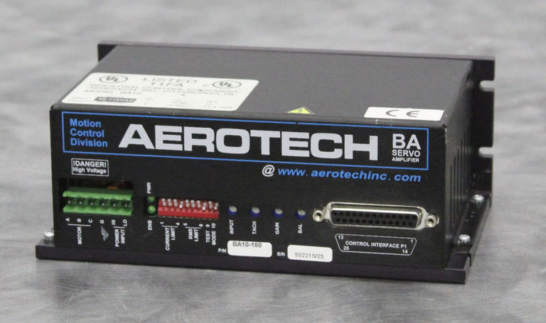 Aerotech BA10-160 Servo Amplifier Output 80-320VAC - 1360W - Input 56-115VAC