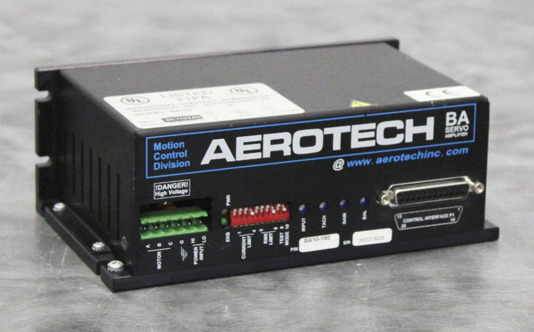 Aerotech BA10-160 Servo Amplifier Output 80-320VAC - 1360W - Input 56-115VAC