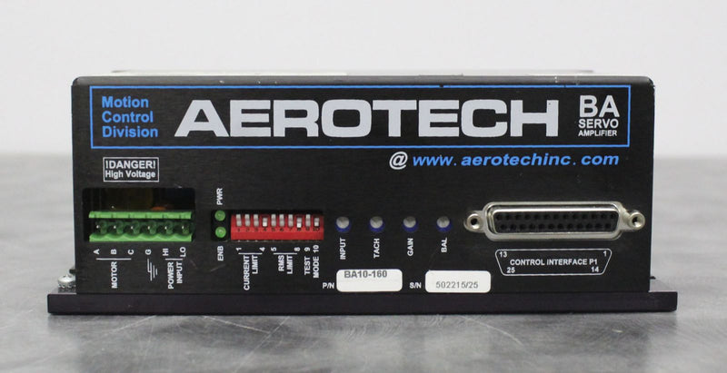 Aerotech BA10-160 Servo Amplifier Output 80-320VAC - 1360W - Input 56-115VAC