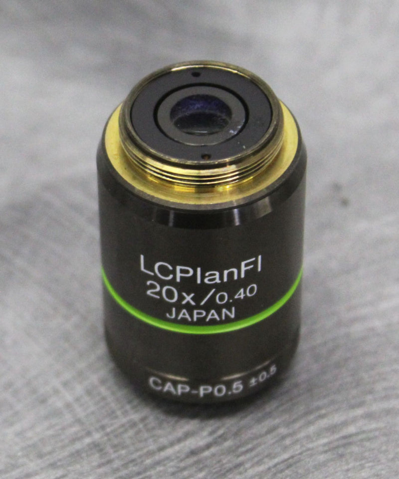 Olympus Microscope Infinity Objective LCPlanFI 20X/0.40 8/