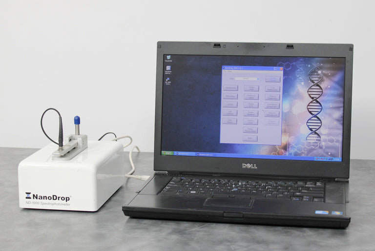 Thermo NanoDrop 1000 ND-1000 UV/Vis Spectrophotometer with Laptop