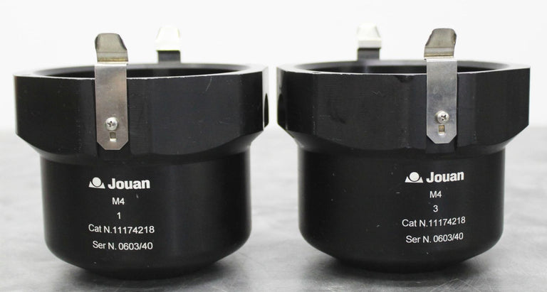 x2 Thermo Jouan 11174218 Centrifuge Rotor Buckets with 4 x 50mL Tube Adapters