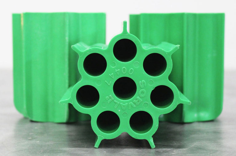 x3 Sorvall 00447 Centrifure Rotor Bucket 8 x 15mL Tube Adapters for Bucket 11788