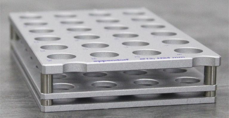 Eppendorf Tube Rack 012; H24 mm for the epMotion 5075 Liquid Handler