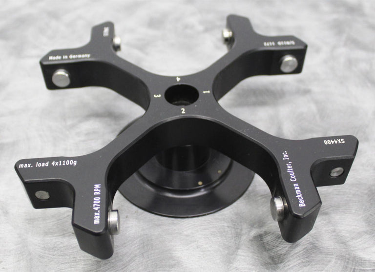 Beckman Coulter SX4400 Centrifuge Swing Bucket Rotor B01425 4700RPM 4x400mL