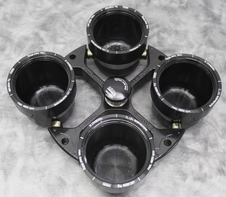 Sorvall Heraeus 75006434 Centrifuge Swing Bucket Rotor w/4 Buckets Max 4,150 RPM