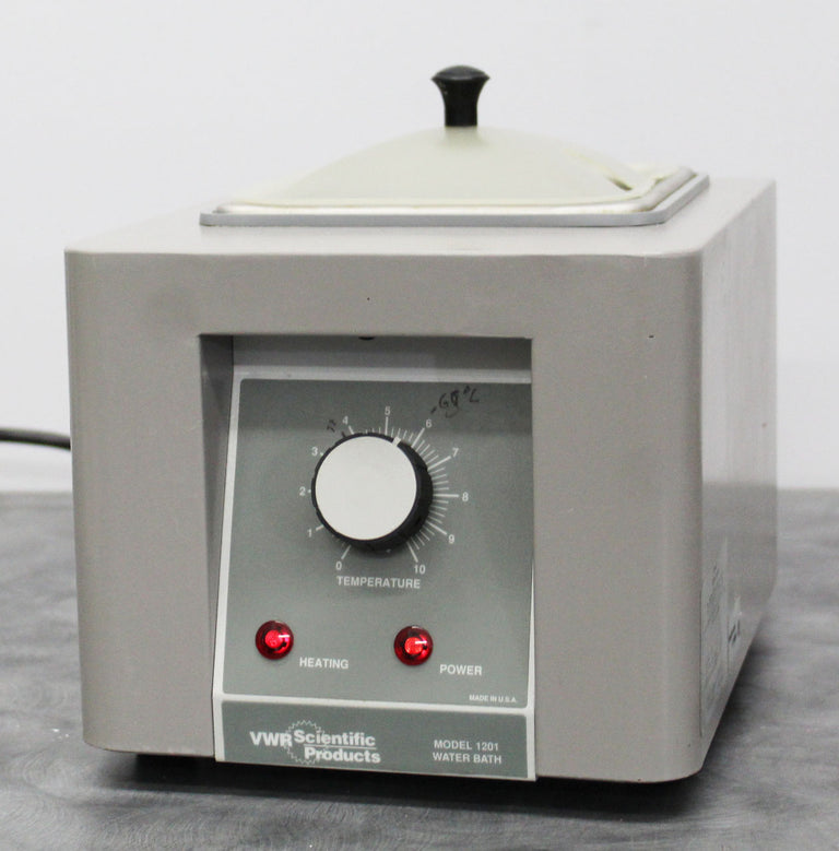 VWR Shel-Lab 1201 Analog Heated Water Bath 5.25x6x6 Well Bath 120V