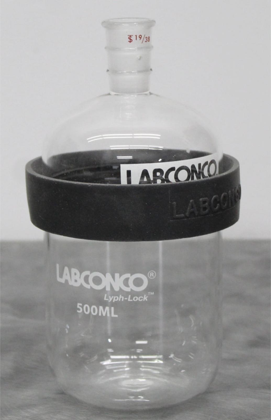 Labconco 500mL LyphLock Freeze Dry Flask 75508 Complete 19/38 STJ